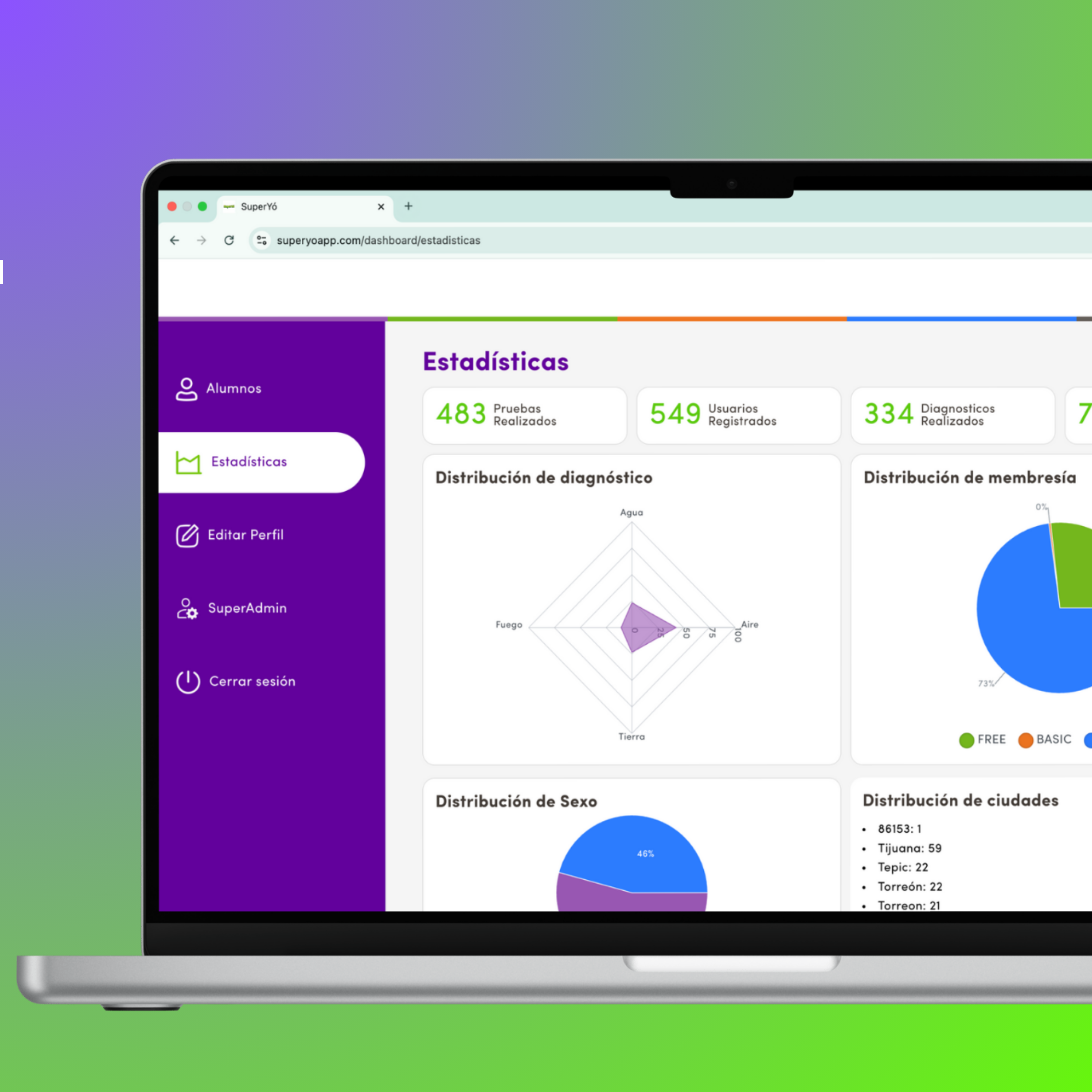 SuperYo interface preview